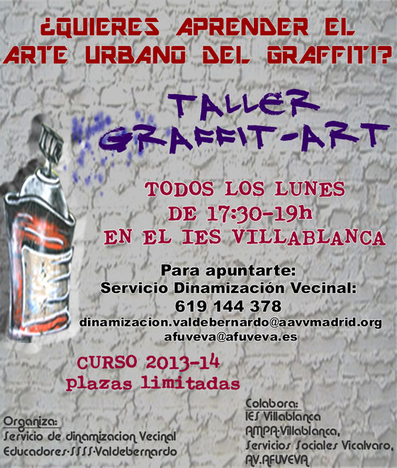 Taller de Graffit-ART en Vicálvaro