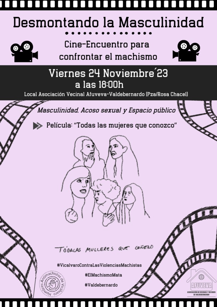 CartelCineEncuentroDesmontandoMasculinidadVicalvaro2023